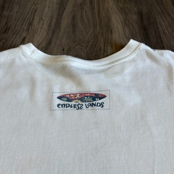 Vintage Gap Endless Lands T-Shirt Men's Size M Nature Tribal Native Fish Art - Picture 6 of 6